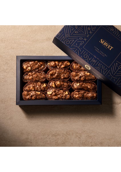 Çikolatalı Vişne Fındıklı Sarma Lokum 500 gr