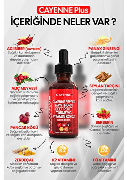 Tansiyon Dengelemeye, Kalp ve Dolaşımı Desteklemeye, Enerji ve Odak Artırmaya Yardımcı Takviye modelleri