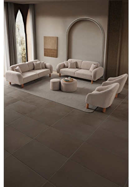 Regnum Koltuk Takımı 3+3+1+1 Taş Renk fiyatları