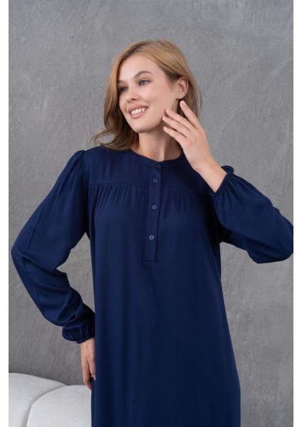 Kadın Tesettüre Uygun Uzun Kol Beli Bağcıklı Maxi Boy Rahat Büyük Beden Şık Pamuk Elbise fiyatları