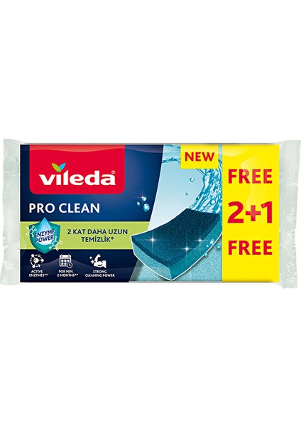 Pro Clean Sünger 2+1'li