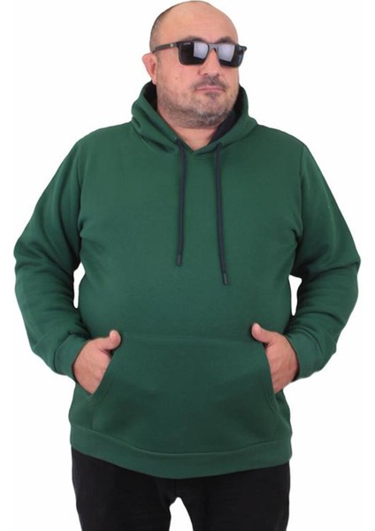 Büyük Beden Erkek Basic Sweat Kapüşonlu 11700 Neftı