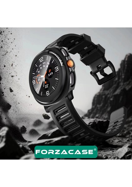 Samsung Galaxy Watch 8 Classic 46MM Için Önü Kapalı Ekran Korumalı Sert Rubber Kılıf FC015 modelleri