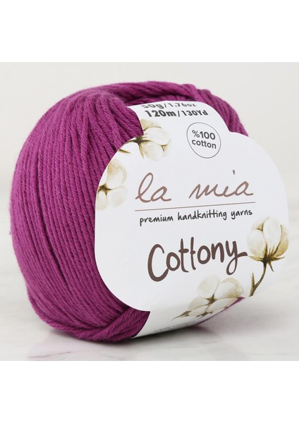 La Mia Cottony Mor Bebek El Örgü Ipi - P25 - 33657