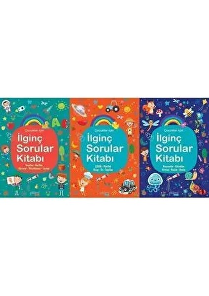 Ilginç Sorular Kitabı Serisi - 3 Kitap