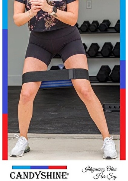 Decossa Loop Band Direnç Lastiği Egzersiz Bandı Yüksek Direnç Siyah 24KG-30KG indirimleri