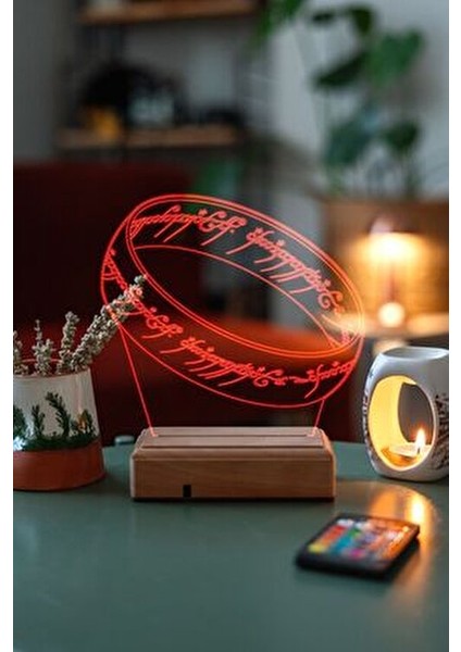 Yüzüklerin Efendisi 16 Renk Gece Lambası modelleri