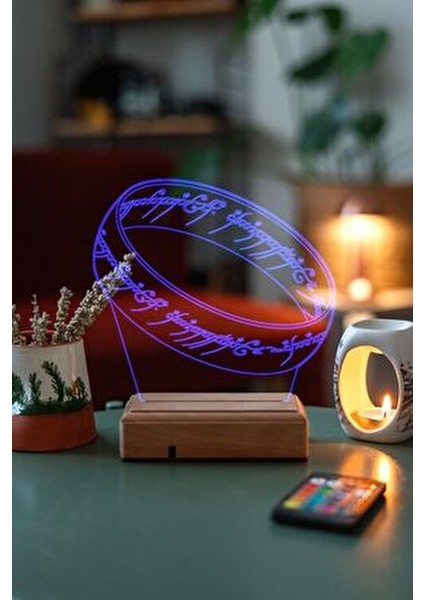 Yüzüklerin Efendisi 16 Renk Gece Lambası indirimleri