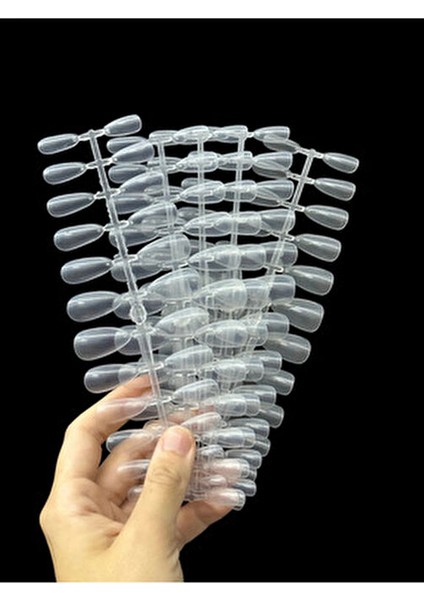 Yeni Nesil Jel Destekli Badem Tırnak Tipsi 240 Adet fiyatları