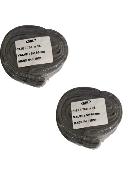700X38 (28X1.50) Fv 60 mm Ince Sibop Bisiklet Iç Lastiği x 2 Adet