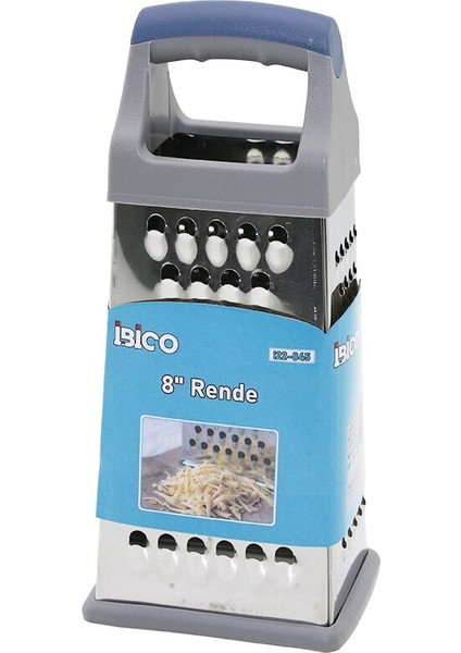 8 Inç - 4gen Demir Çelik Rende Renkli Plastik Saplı (4989)