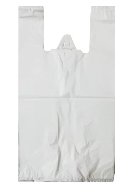 Kalın Beyaz Atlet Poşet Market Manav Poşeti Küçük Boy 25X45CM 1 kg fiyatları