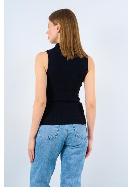 Patlı Düğmeli Triko Atlet - Beyaz Kayısı indirimleri