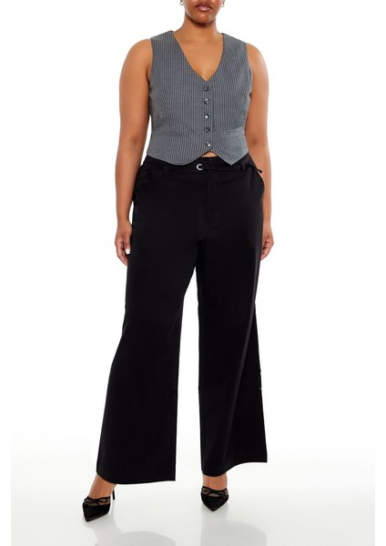 Plus Size Kemer Detaylı Pantolon fiyatları