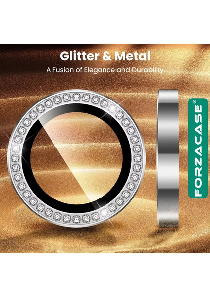 iPhone 17 ile Uyumlu Elmas Taşlı Kamera Camı Lens Koruyucu Halka Seti - FC1126 fırsatları