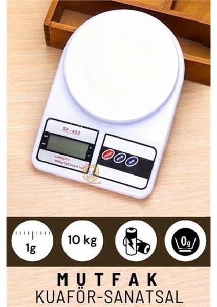Hassas Mutfak Terazisi Kuaför Terazisi 10 kg