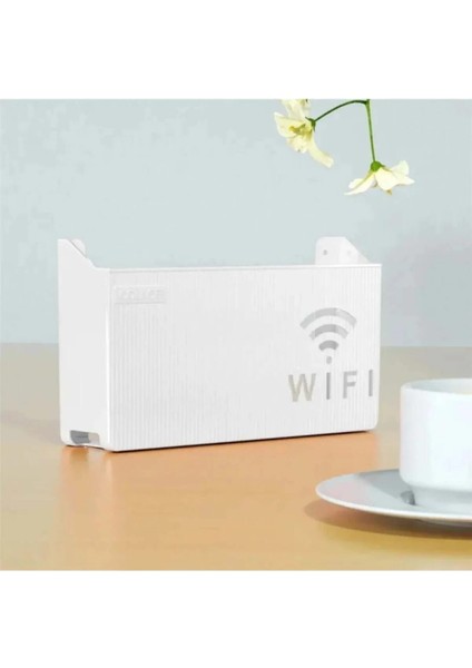 Beyaz Wifi Kutusu Duvar Asılabilir Sigorta ve Modem Saklama Kutusu 25X15X6 cm fiyatları