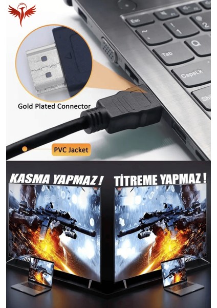 1.5 Metre HDMI Kablo 1080P Full Hd | Hdmı 1.4 Ses ve Görüntü Kablosu 1.5mt indirimleri