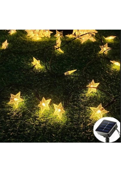 Solar 8 Fonksiyonlu 7 Metre 30 Yıldız LED