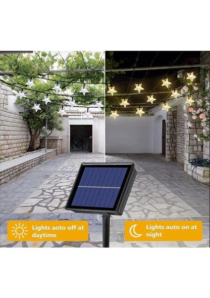 Solar 8 Fonksiyonlu 7 Metre 30 Yıldız LED modelleri