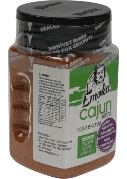 Cajun Baharatı ( Patates Baharatı ) 100 gr fiyatları