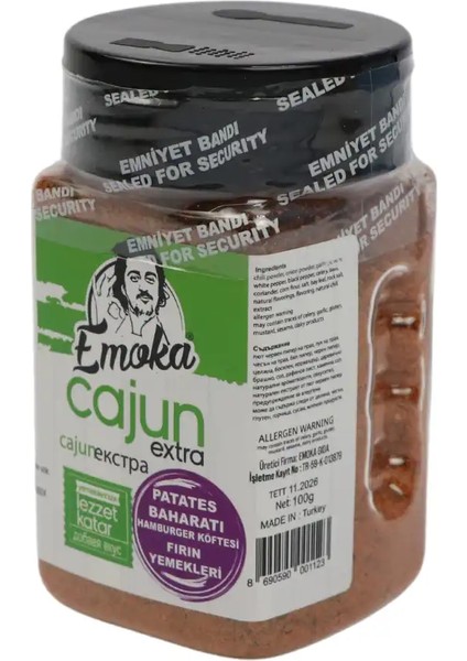 Cajun Baharatı ( Patates Baharatı ) 100 gr modelleri