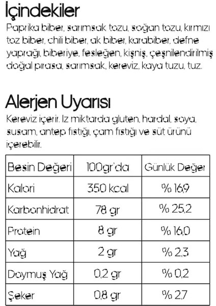 Cajun Baharatı ( Patates Baharatı ) 100 gr fırsatları