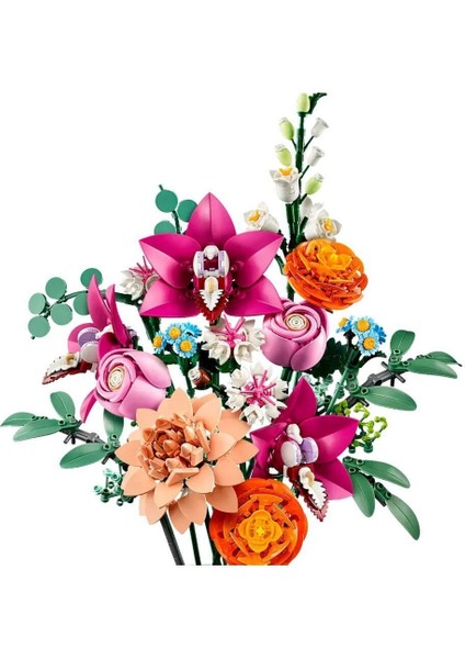 10342 LEGO Iconic Botanicals Pembe Çiçek Buketi 749 Parça +18 Yaş