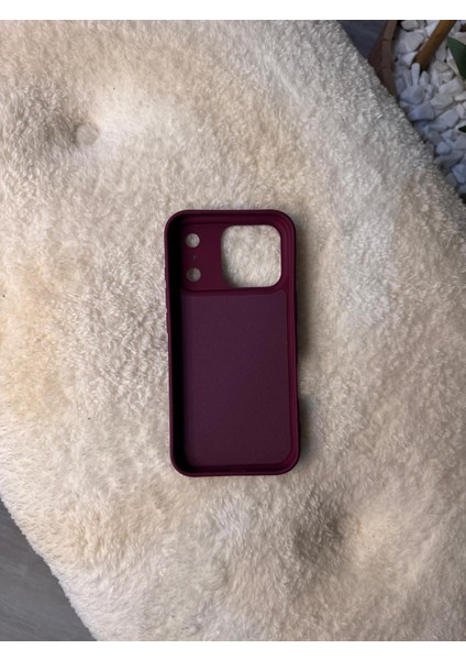 iPhone 17 Pro Uyumlu Lekesiz Lansman Kalp Logolu Içi Kadife Premium Kılıf