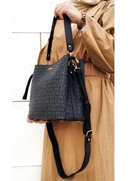 Kadın Iki Askılı Ayarlanabilir Uzun Askı 5 Bölmeli Çanta TM1179