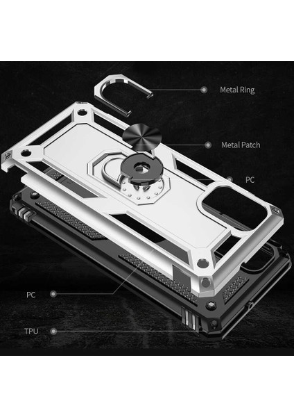 Galaxy M51 Kılıf Tygo Vega Kapak-Gri fiyatları