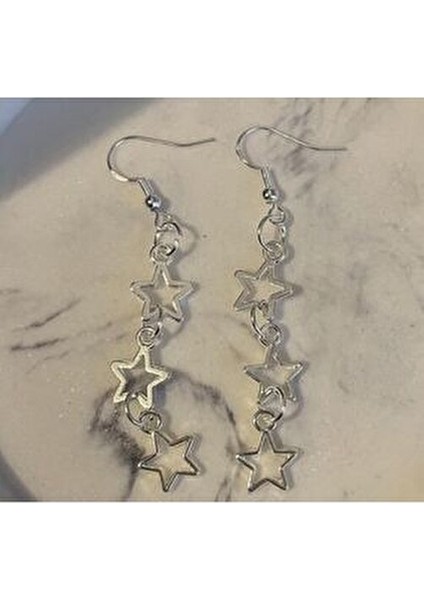 Anime Y2K Yıldız Küpe 1 Çift modelleri