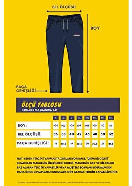 Lacivert Erkek Fermuar Cep Nakış Detaylı Düz Paça Rahat Kesim Premium Kumaş Eşofman Altı