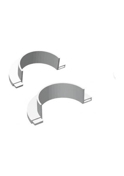 Kombi Baca Borusu Kapağı /baca Kapağı 17*10 mm 1 Adet Beyaz Renk Sert Plastik (Iki Parça Geçme) fiyatları