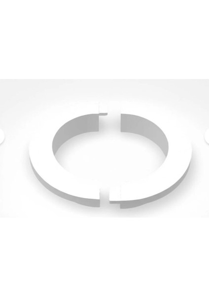 Kombi Baca Borusu Kapağı /baca Kapağı 17*10 mm 1 Adet Beyaz Renk Sert Plastik (Iki Parça Geçme) modelleri