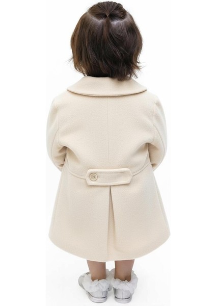 Kız Çocuk Kaban 1-5 Yaş 1055 Ekru fiyatları