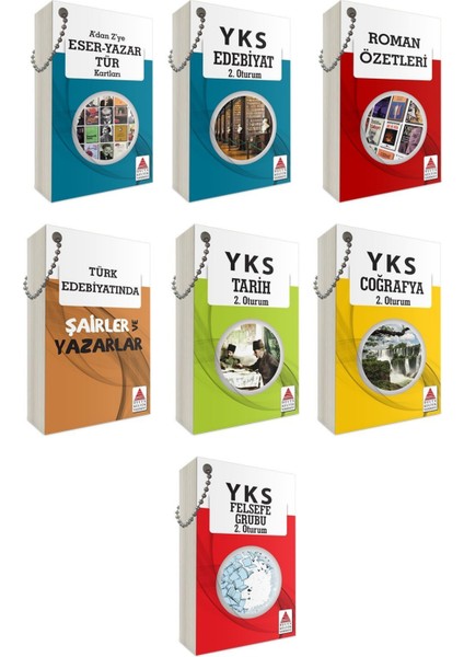 Enine Boyuna Eğitim AYT - Sözel Hazırlık Kartları (7 Kartela) fiyatları