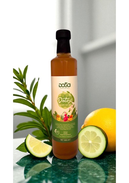 Detox Sirkesi - %100 Doğal Fermente, Toksin Atıcı 500ML Cam Şişe