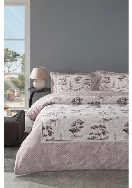 Özdilek Tek Kişilik Ranforce Nev Takımı Toile De Jouy Pudra