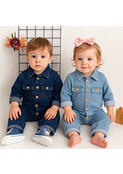 Necix's Düğmeli Bebek Kot Tulum fiyatları