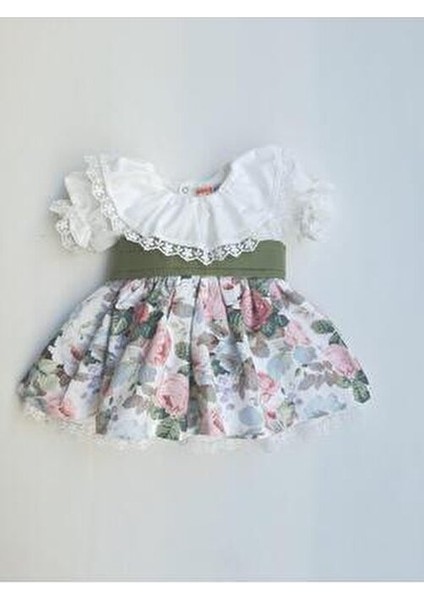 Dantel Detaylı Vintage Elbise Kız Çocuklar İçin Şık Tasarım Özel Günler modelleri