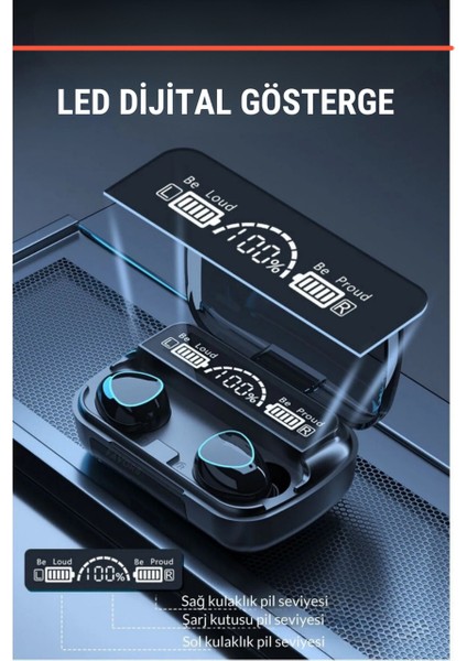 M10 Bluetooth Kulaklık Ipx4 Suya Dayanıklı 9d Kutulu Ios & Android Uyumlu W indirimleri