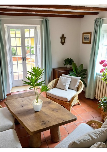 Yapay Çiçek Dracaena Bitkisi 3 Dal 65 cm Plastik Saksı Yapay Salon Çiçeği Dekoratif Hediyelik indirimleri