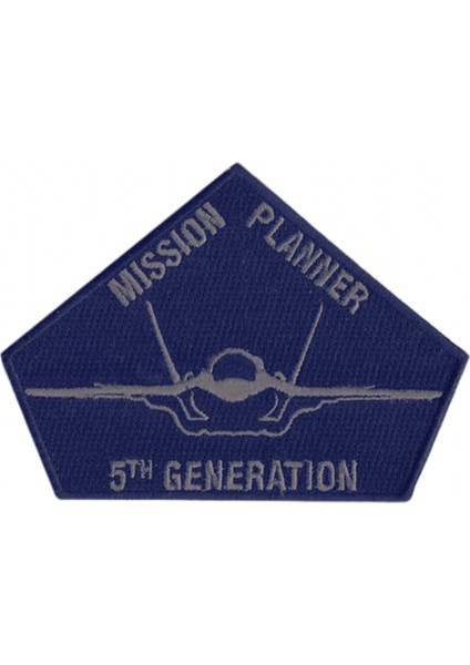 Aplike Ütü Ile Yapışan Mission Planner Lacivert Arma 6 cm