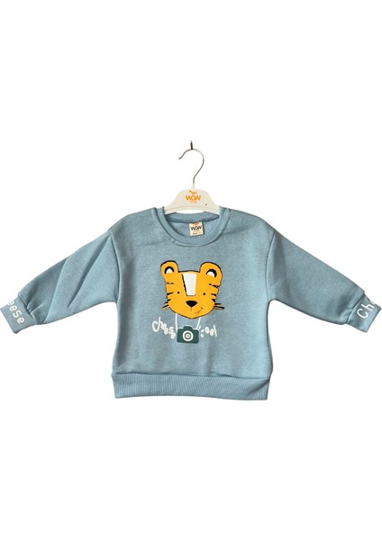 Kaplan Baskılı Erkek Çocuk Kışlık İkili Takım modelleri