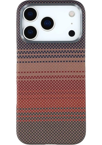 iPhone 17 Pro Kılıf Gradient Ultra Ince Karbon Manyetik Şarj Özellikli 0.4mm Kapak