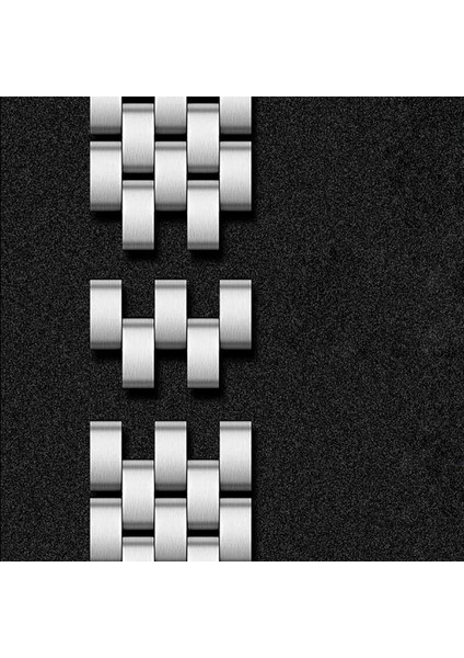 Gear S3 (22MM) Uyumlu Krd-20 Metal Kordon Tygo - Siyah fırsatları