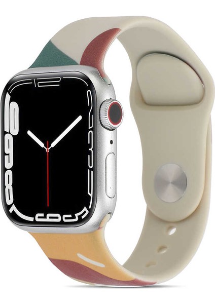 Watch 44MM Krd-62 Uyumlu Kordon Tygo - Green Mango