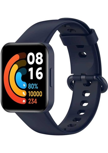 Xiaomi Redmi Watch 2 Lite Uyumlu Klasik Kordon Tygo - Lacivert