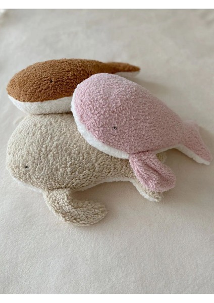 Teddy Sevimli Balina Bebek Uyku Arkadaşı Kahve/beyaz 38CM fiyatları